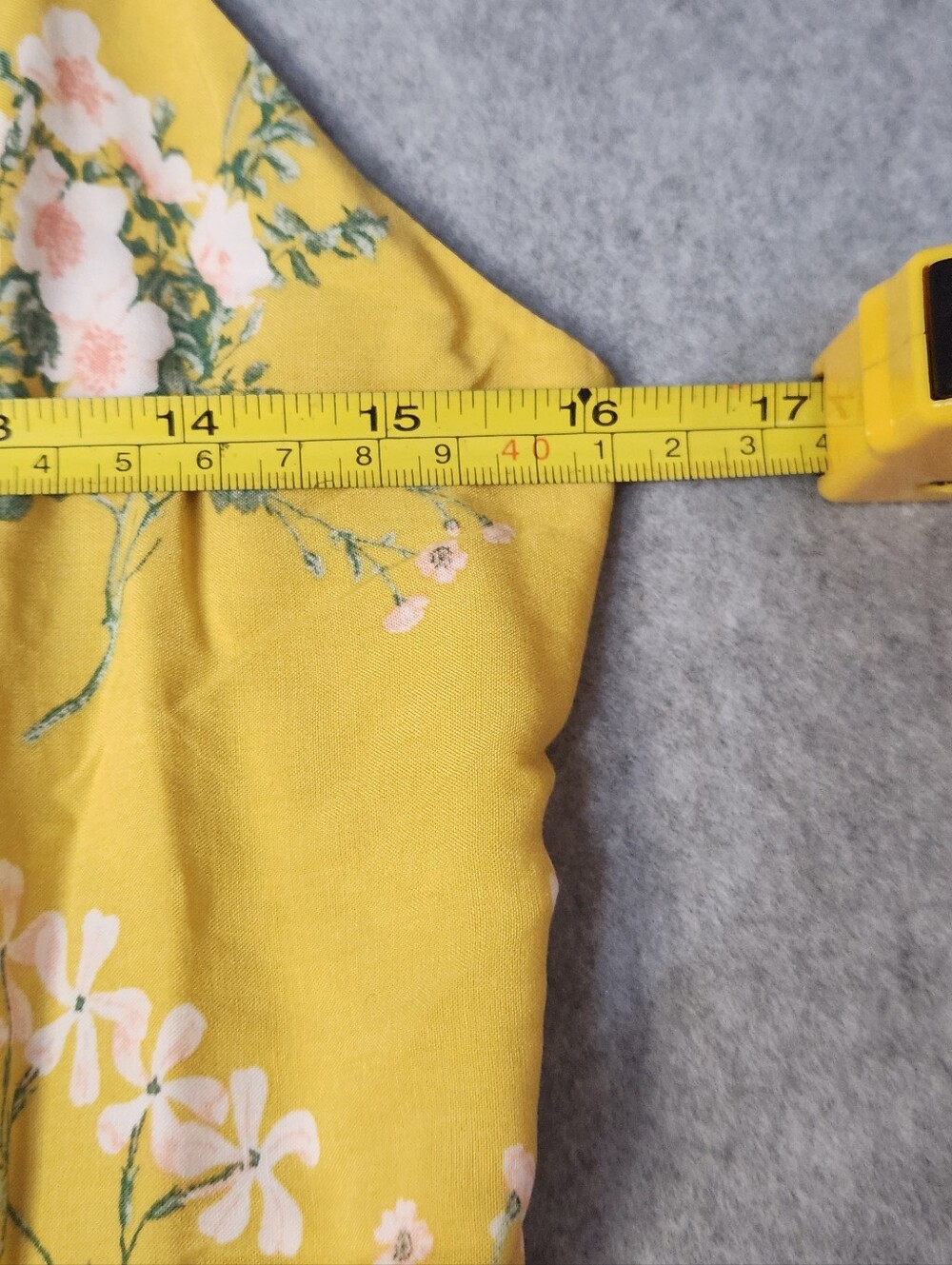 Old Navy Yellow Floral Spaghetti-Strap Cami Dress Size Medium NWT - Picture 5 of 6